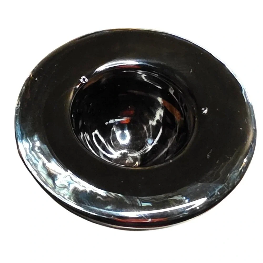 Votive Bowl Kosta Boda Atoll Art Glass Anna Ehrner Brown